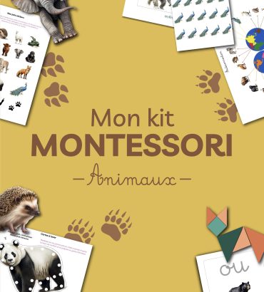 activite montessori pour enfants theme animaux