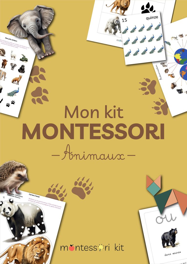 Mon kit Montessori Animaux du monde