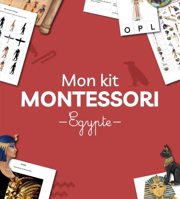 activite montessori pour enfants theme egypte