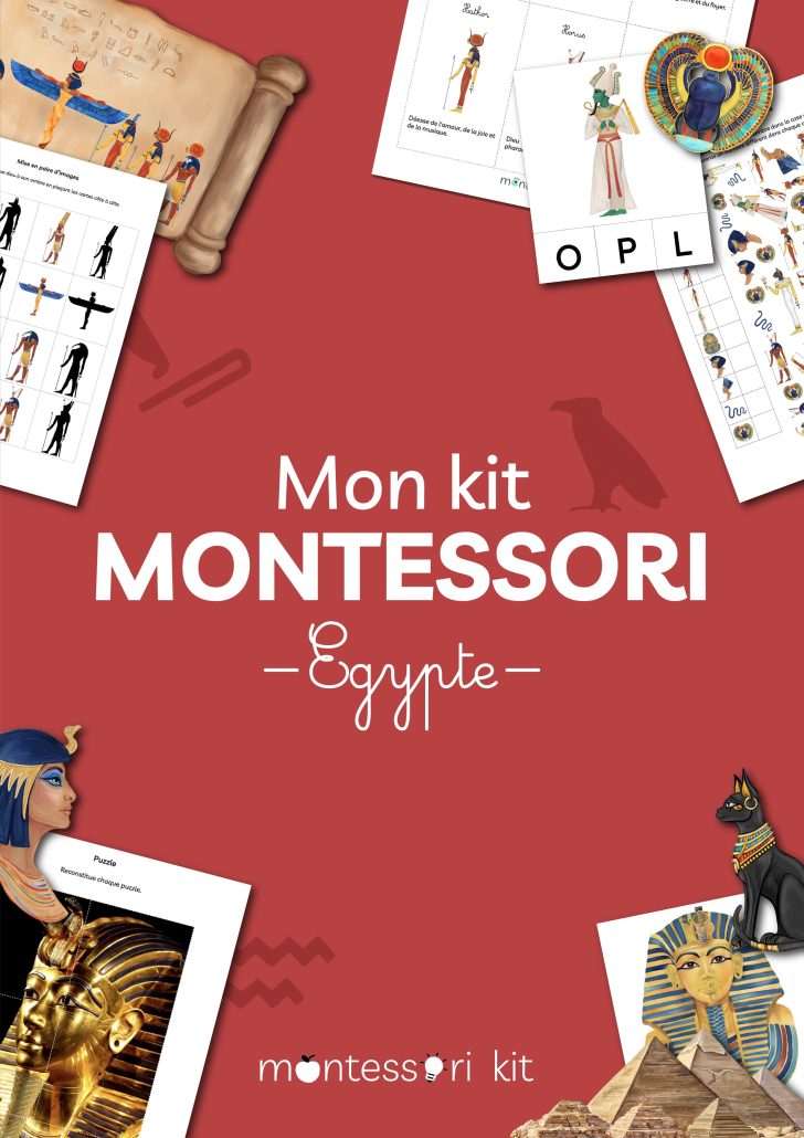 activite montessori pour enfants theme egypte