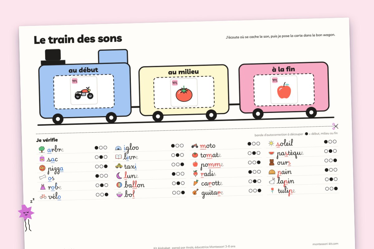 montessori kit routine