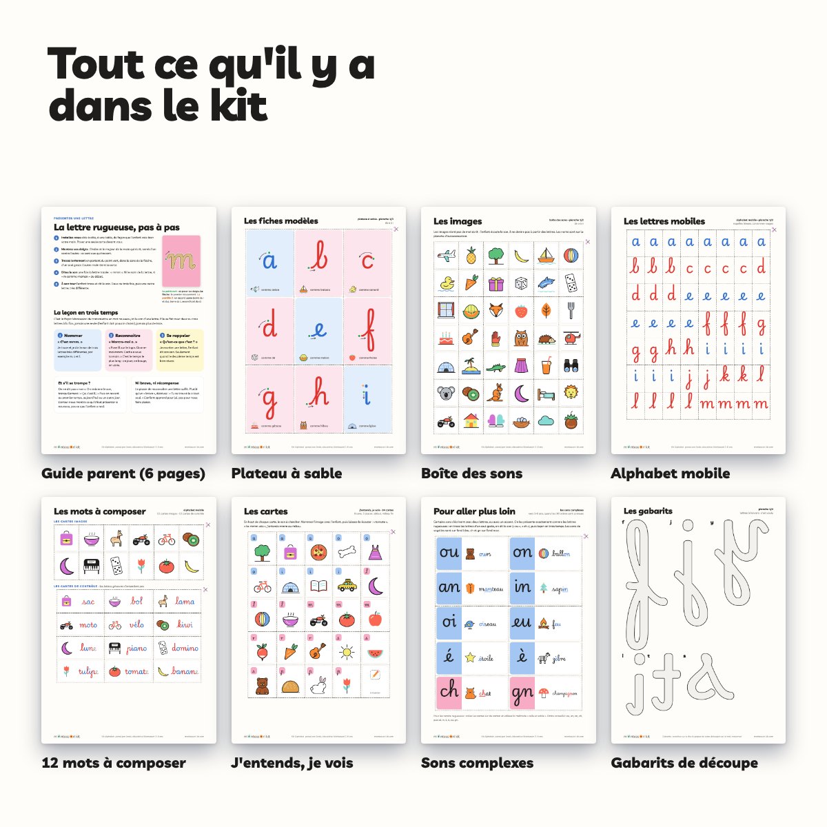 Mon kit Montessori Alphabet – Image 5