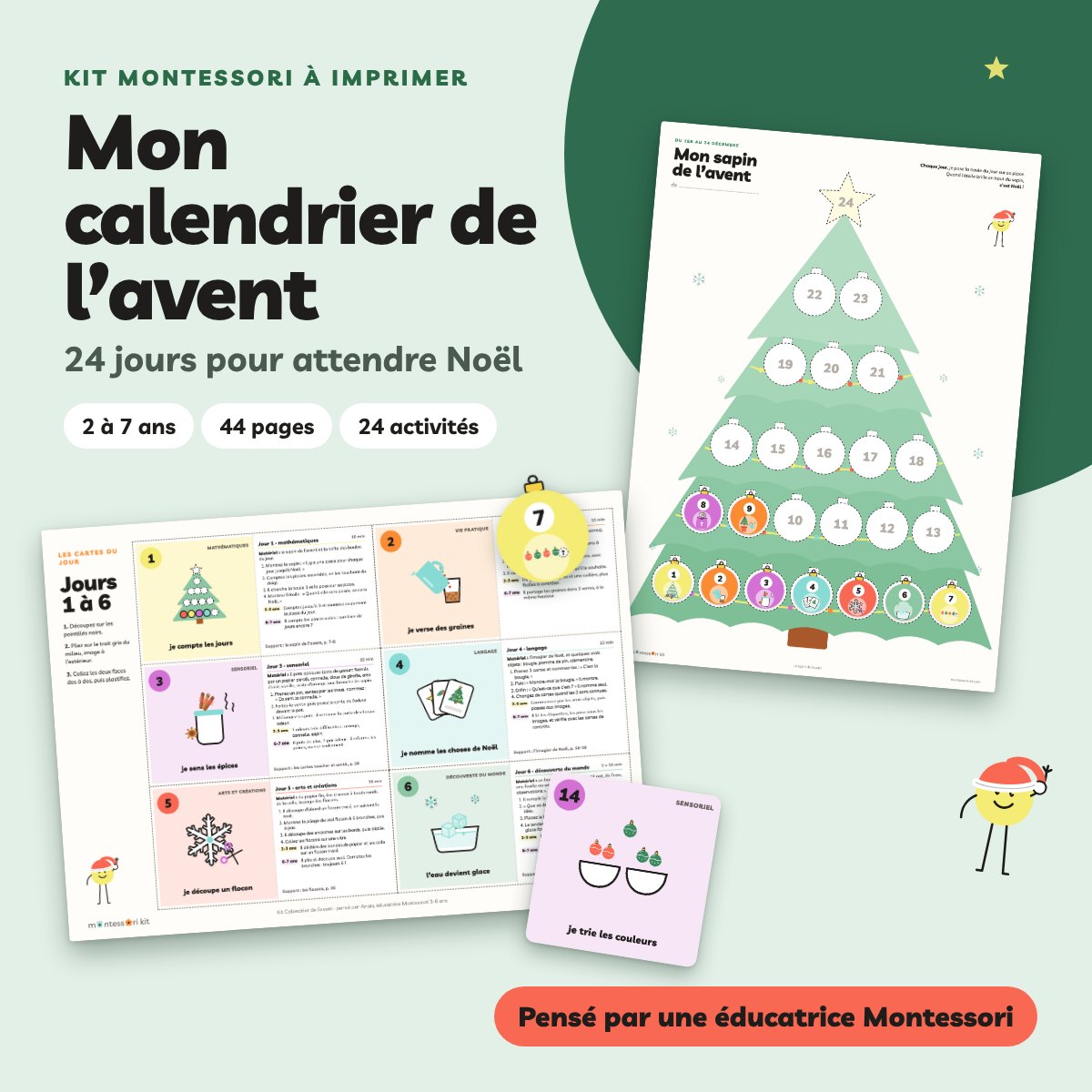 Mon kit Montessori Calendrier de l'avent – Image 2