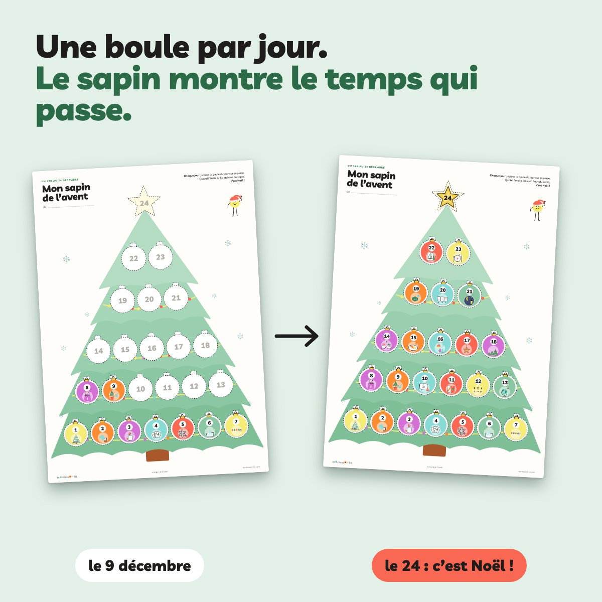 Mon kit Montessori Calendrier de l'avent – Image 4