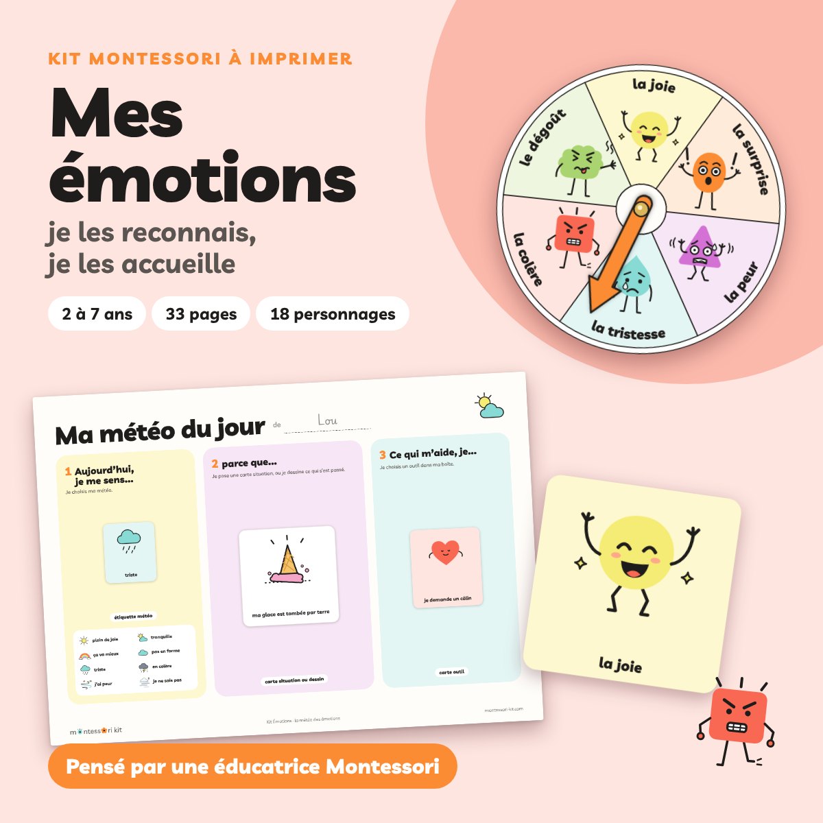 Mon kit Montessori Émotions – Image 2