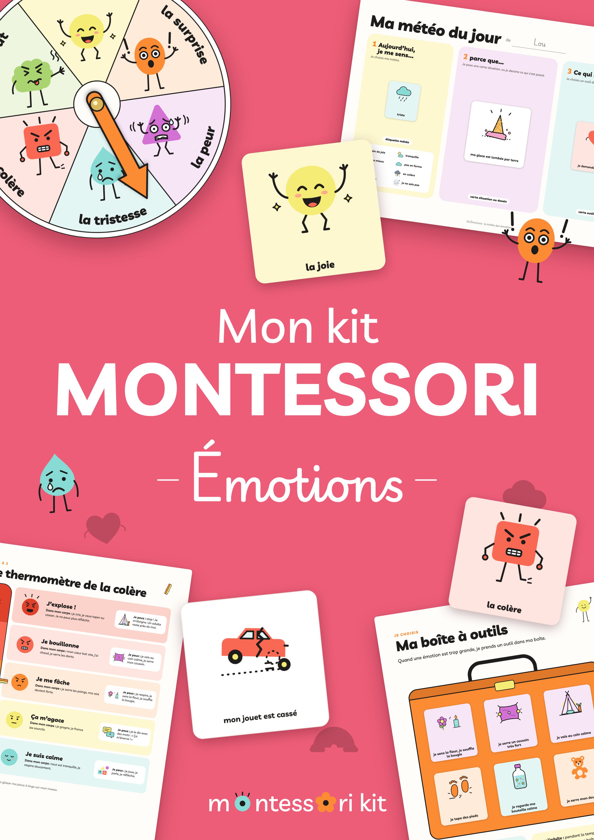 Mon kit Montessori Émotions