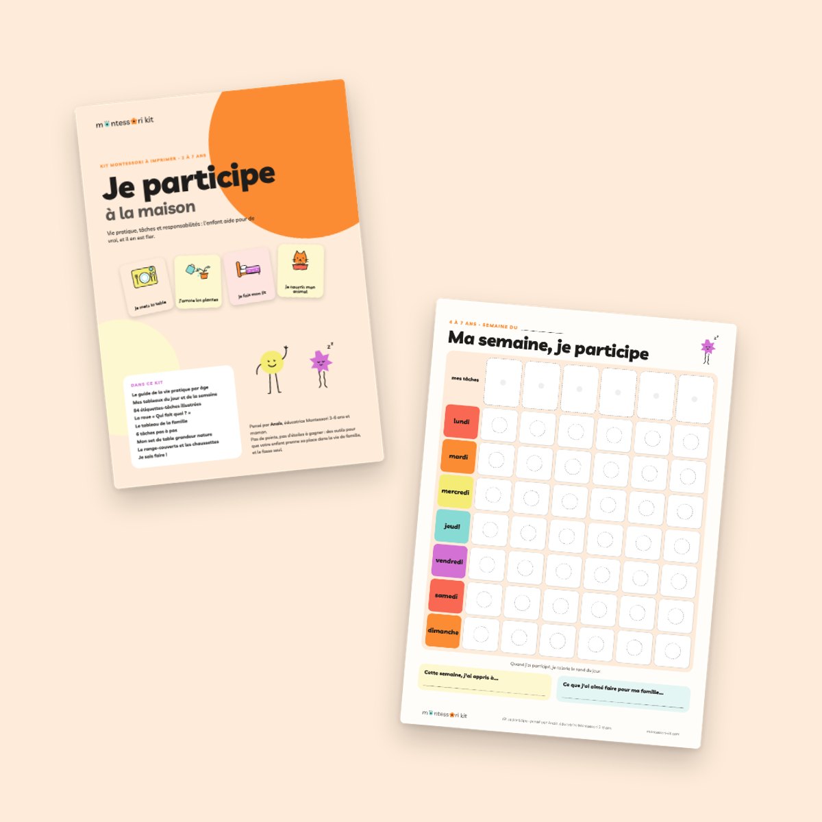 montessori enfant routine