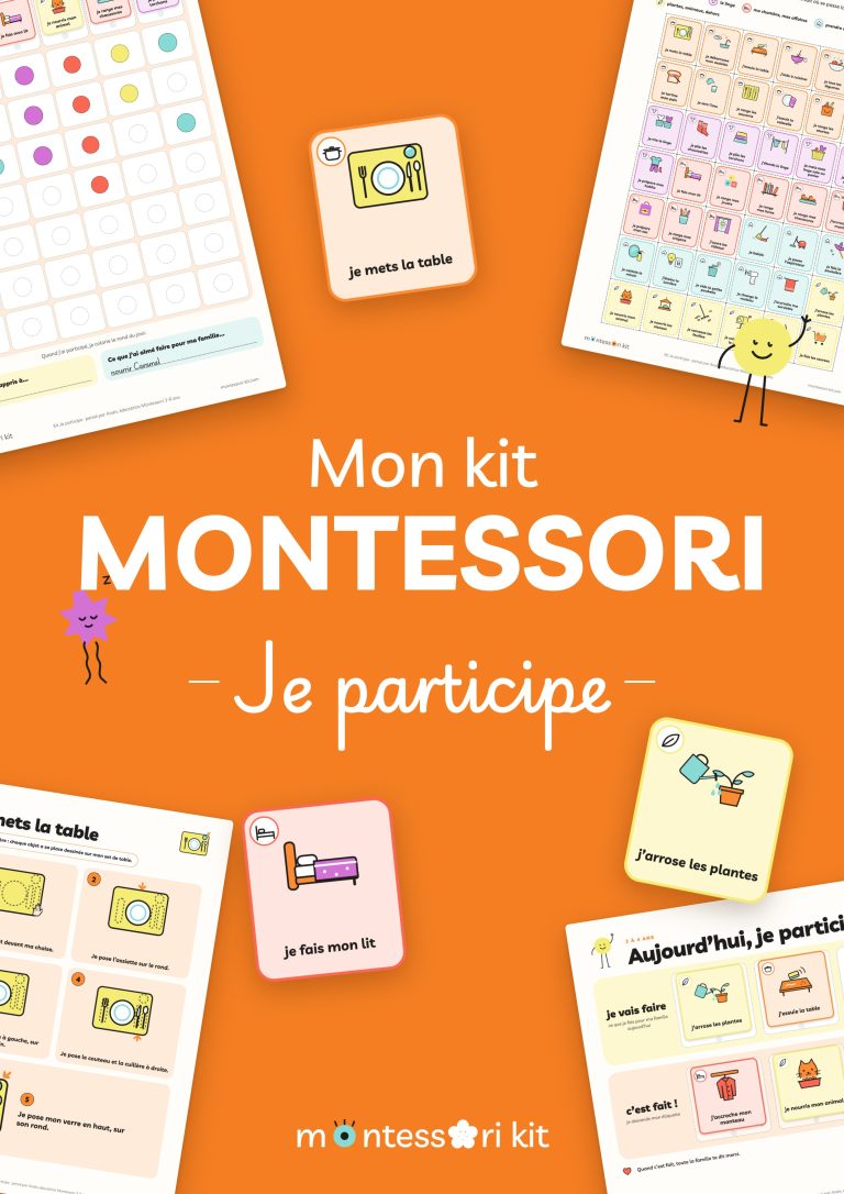 Mon kit Montessori Je participe à la maison