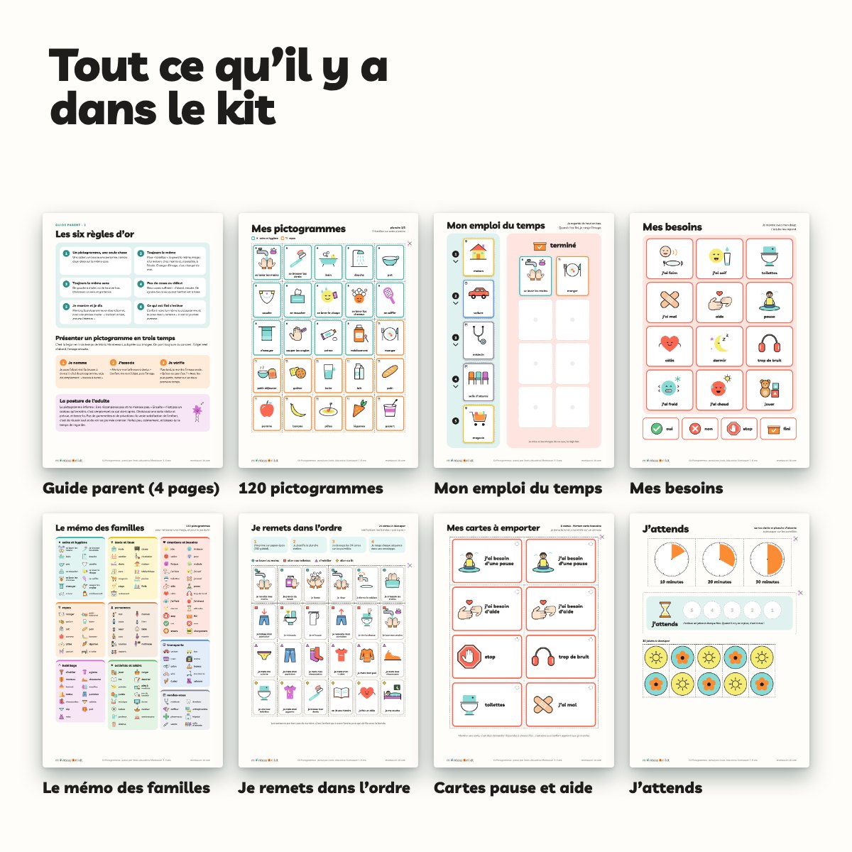 Mon kit Montessori Pictogrammes – Image 5